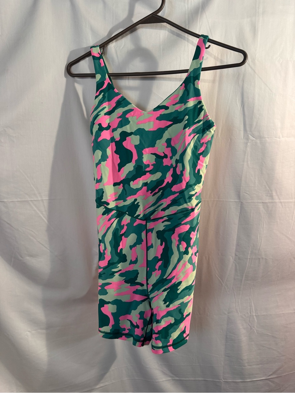 NWT Aerie Pink & Teal Camo Tank One Piece